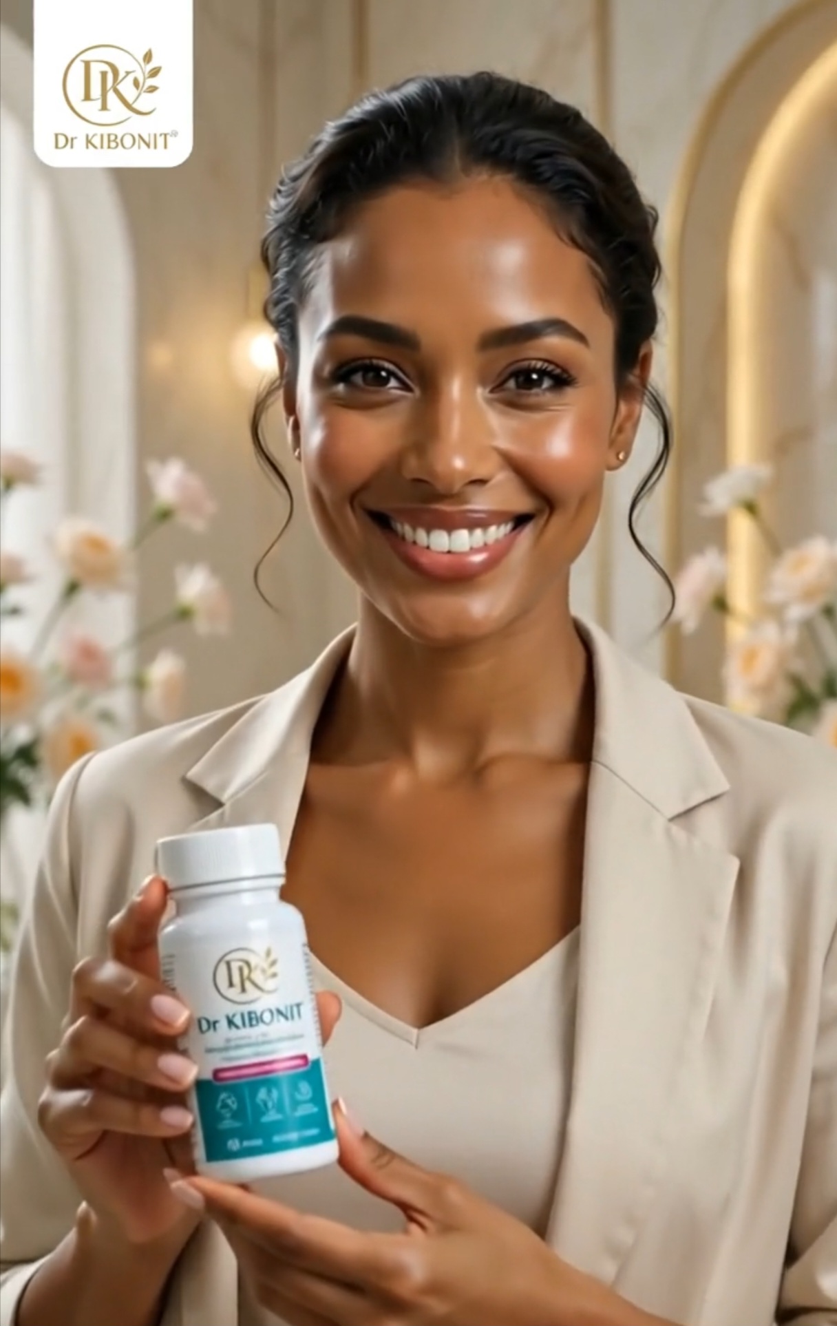Cliente rayonnante avec Dr KIBONIT